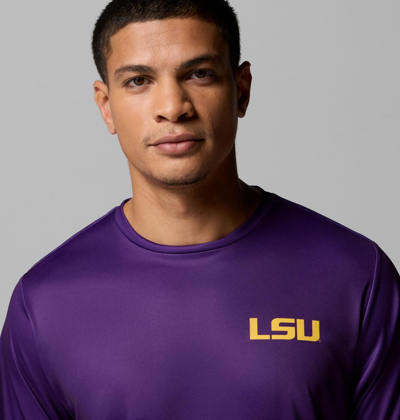 Men's Collegiate PFG Terminal Tackle™ Short Sleeve Shirt - LSU 5