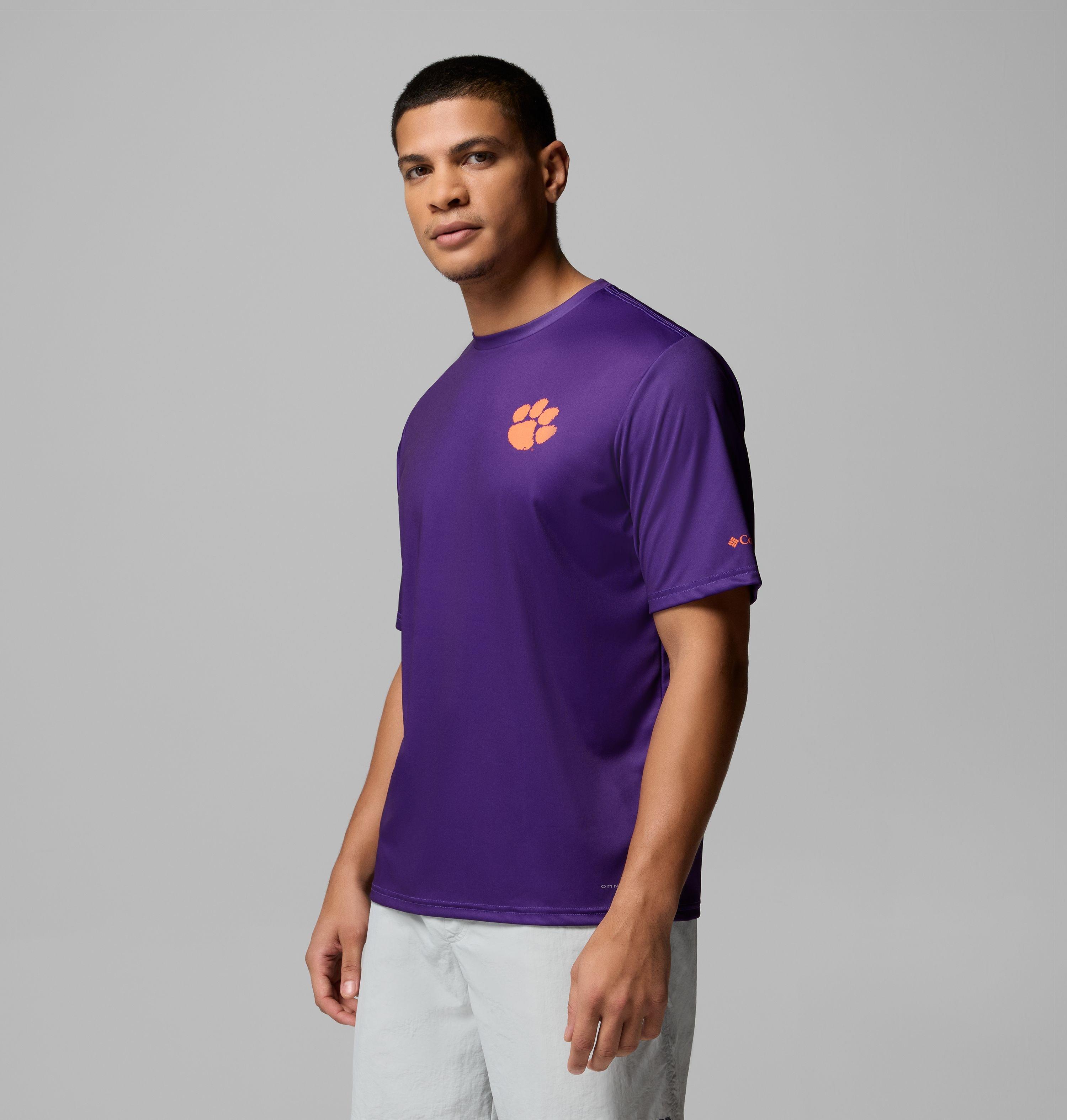 Men's Collegiate PFG Terminal Tackle Short Sleeve Shirt - Clemson 4