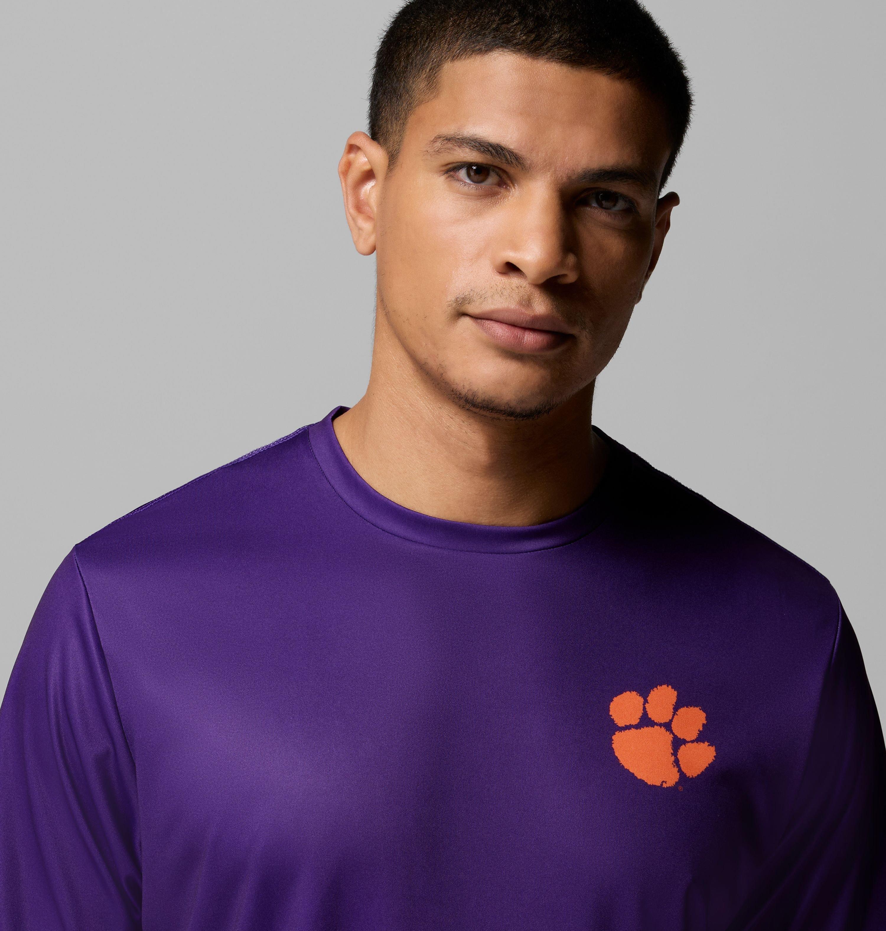 Men's Collegiate PFG Terminal Tackle Short Sleeve Shirt - Clemson 5