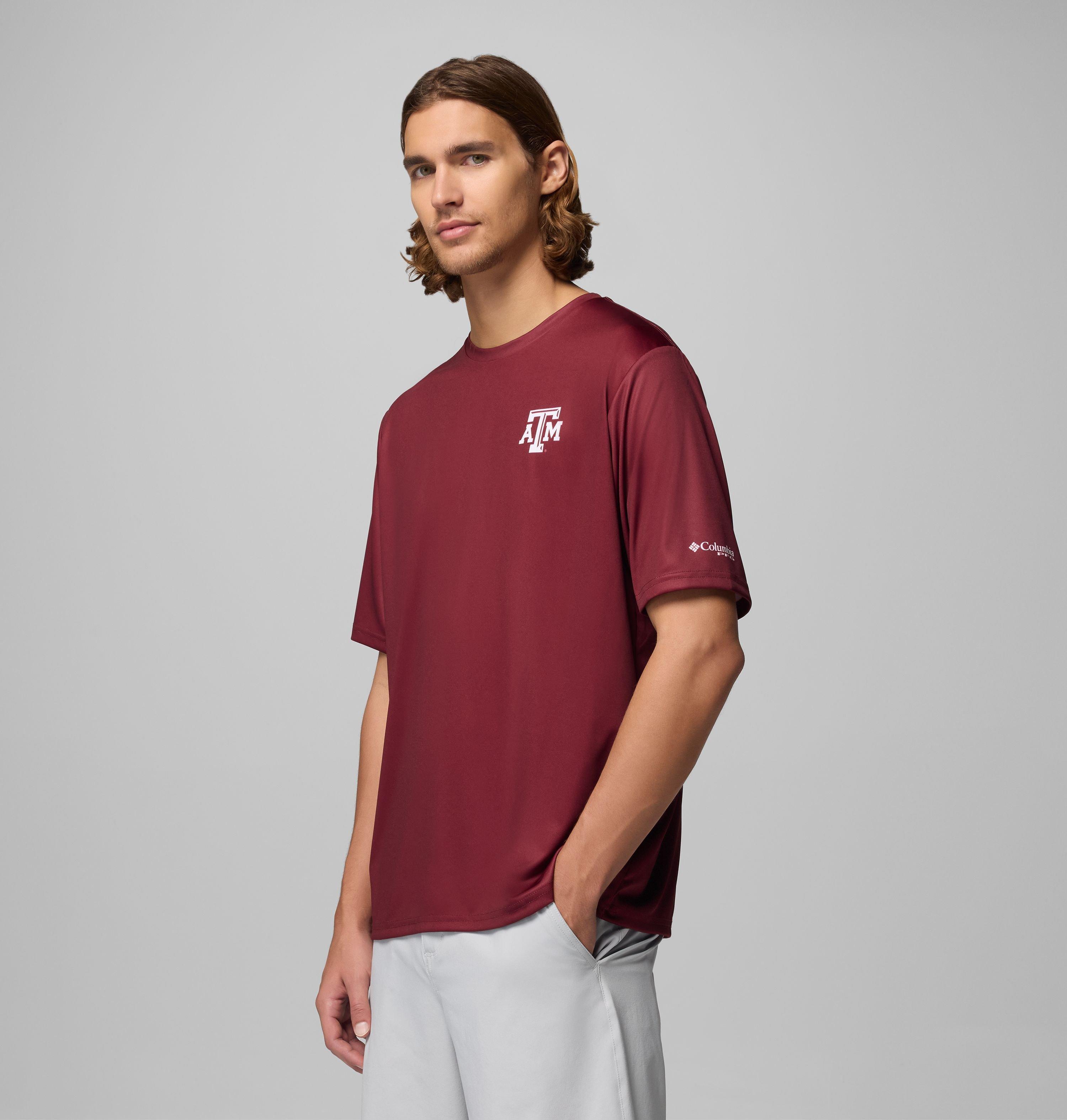 Men's Collegiate PFG Terminal Tackle Short Sleeve Shirt - Texas A&M 4