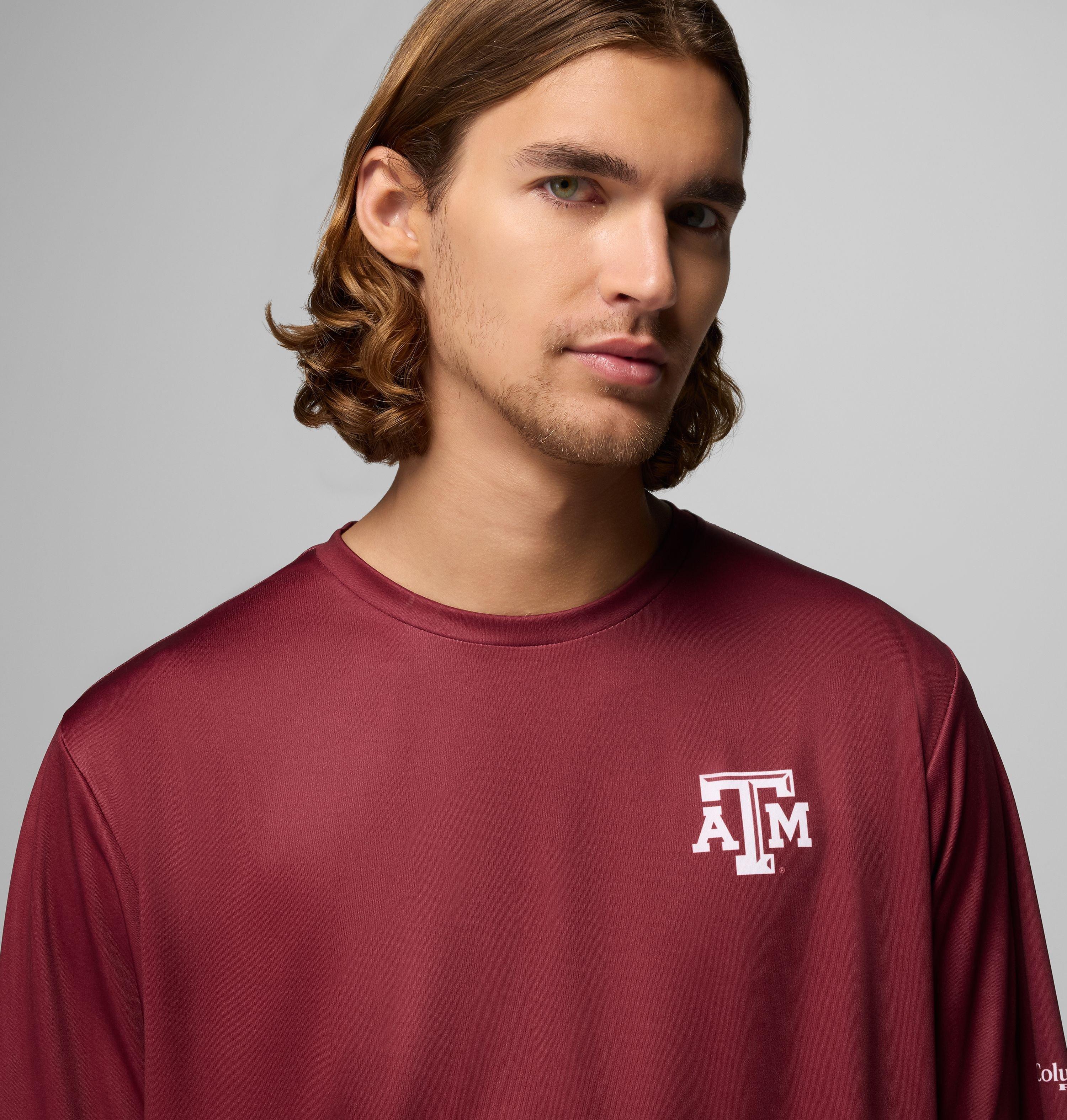 Men's Collegiate PFG Terminal Tackle Short Sleeve Shirt - Texas A&M 5