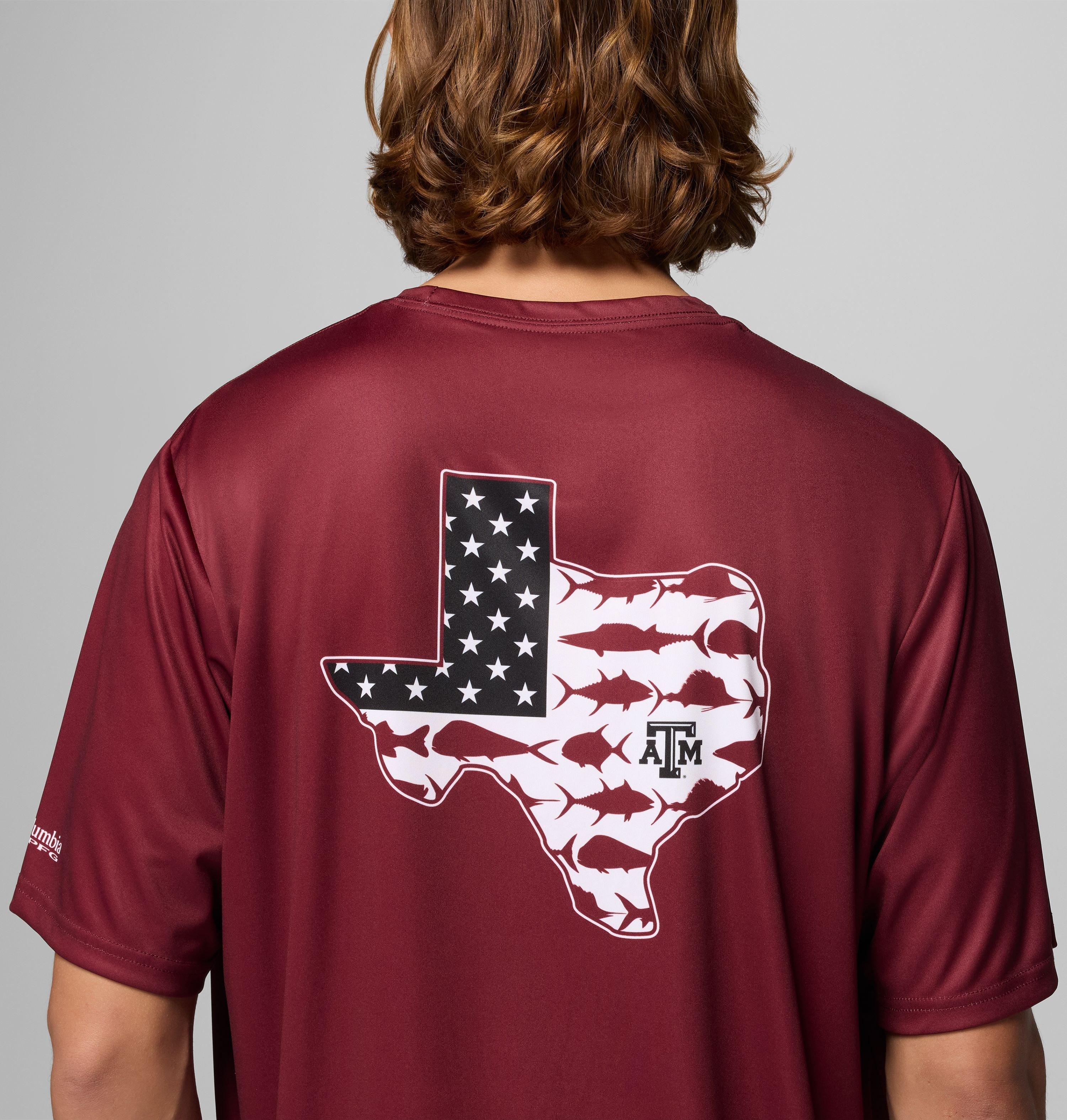 Men's Collegiate PFG Terminal Tackle Short Sleeve Shirt - Texas A&M 6