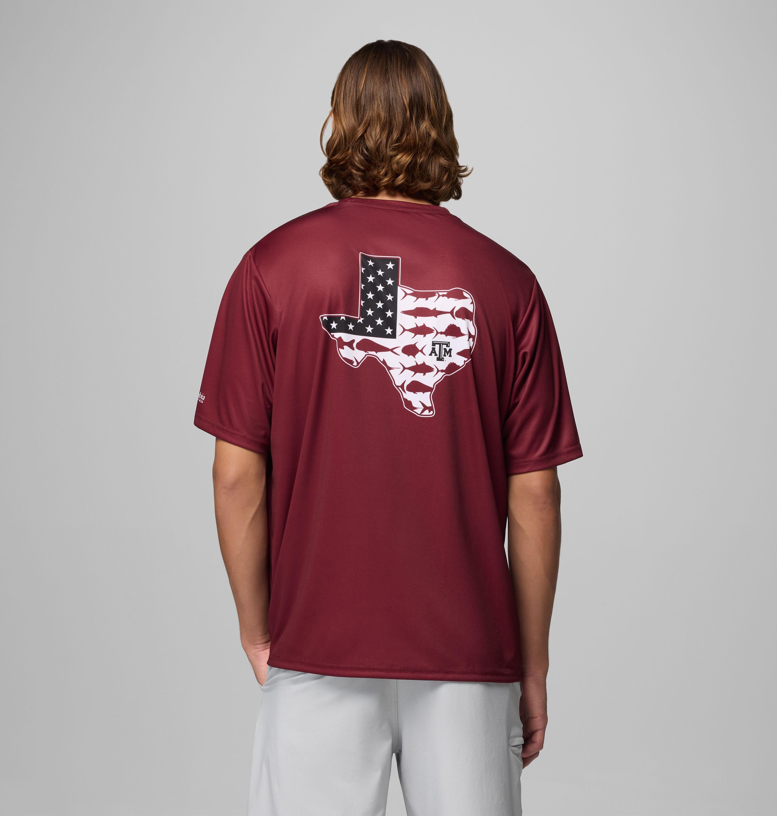 Men's Collegiate PFG Terminal Tackle Short Sleeve Shirt - Texas A&M 3