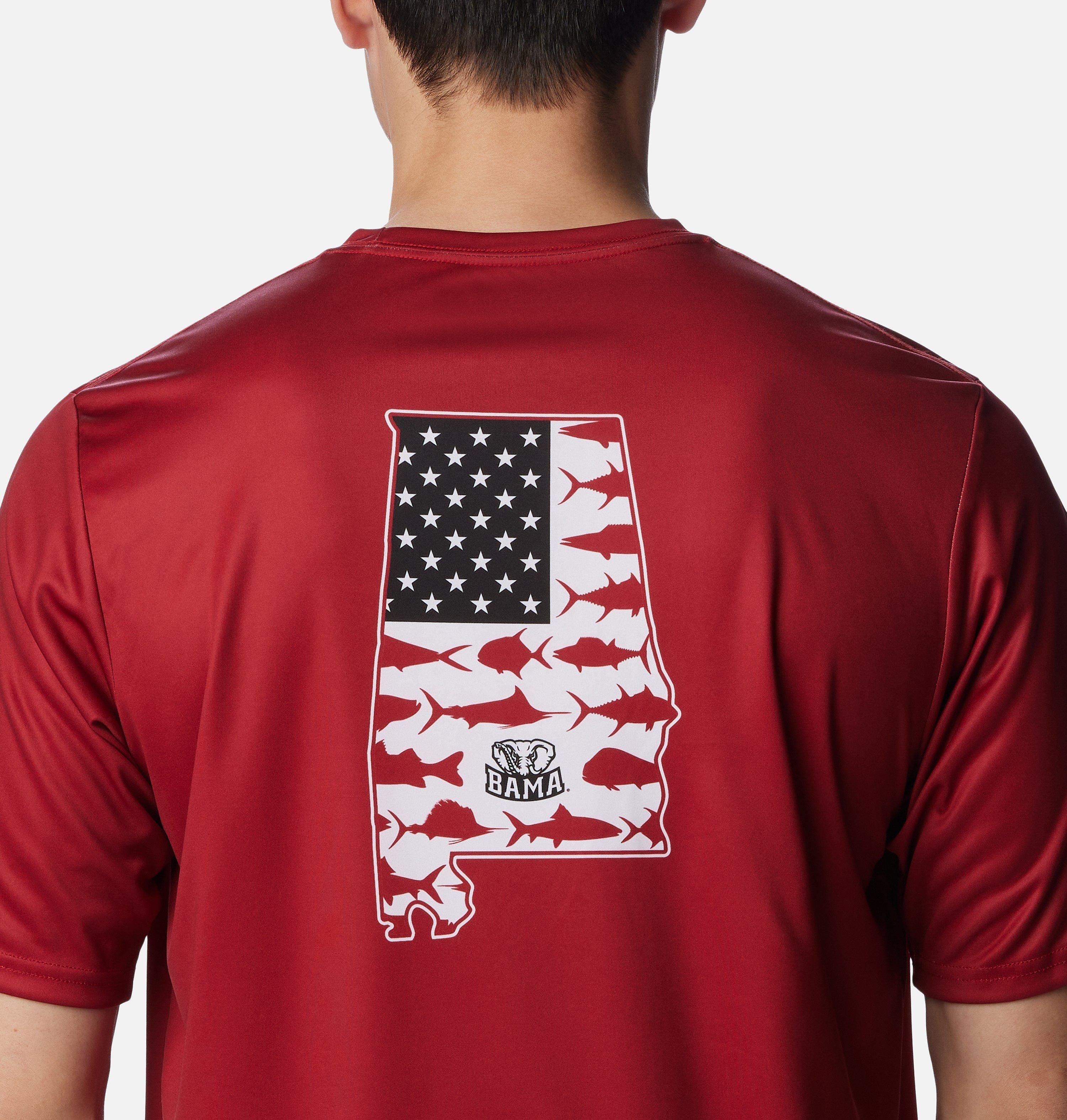 Men's Collegiate PFG Terminal Tackle Short Sleeve Shirt - Alabama 5