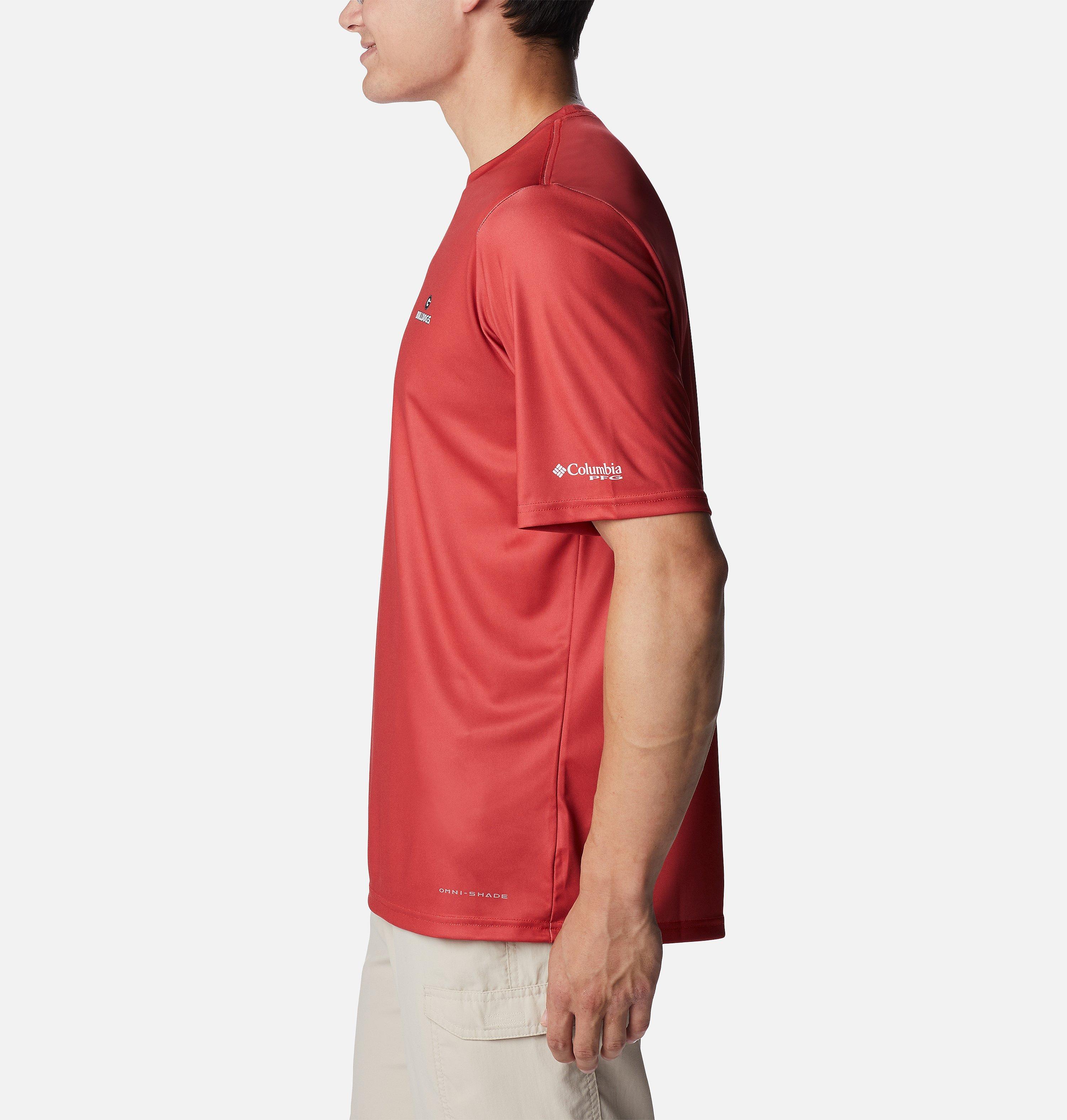 Men's Collegiate PFG Terminal Tackle Short Sleeve Shirt - Georgia 3