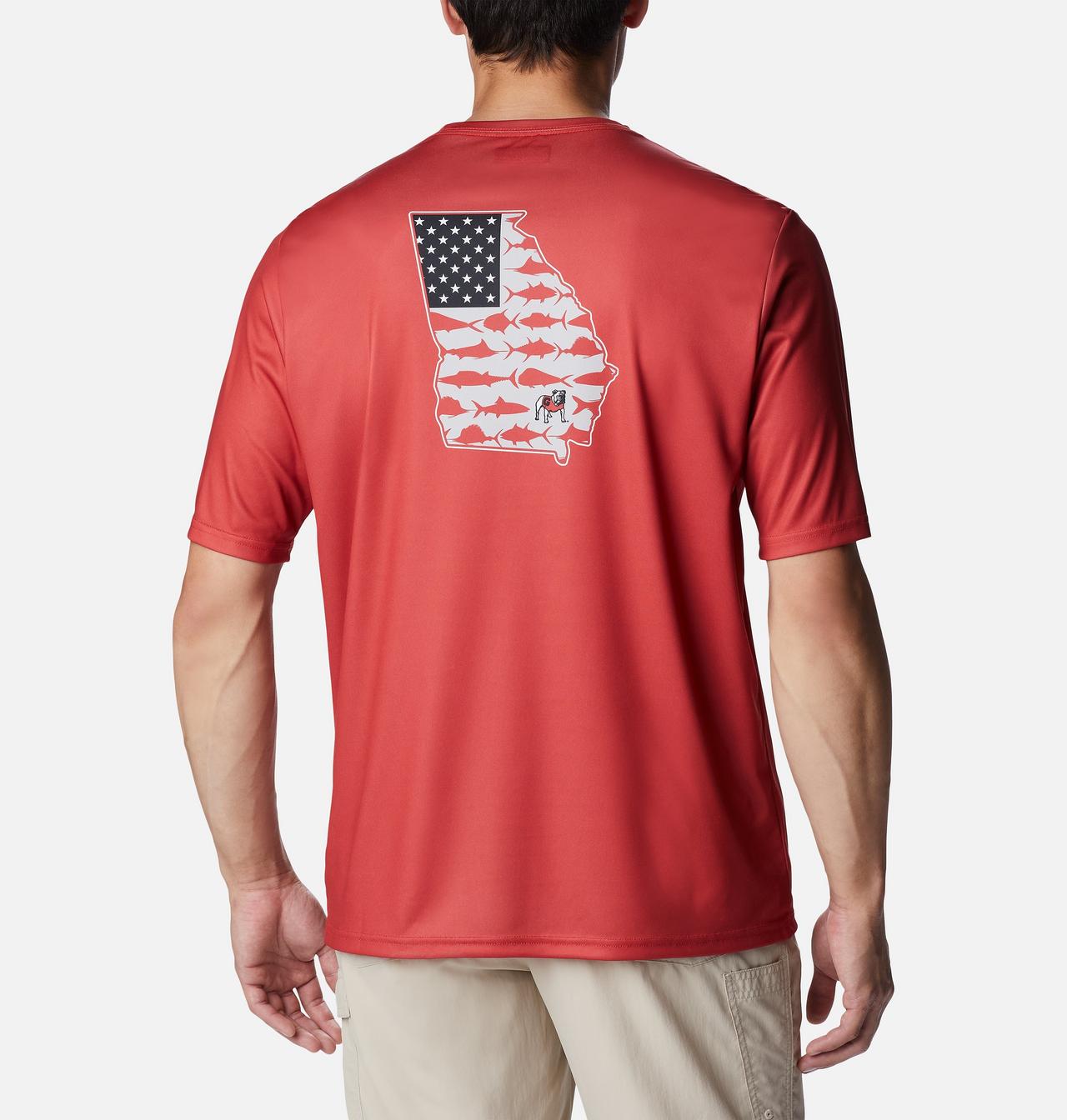 Men's Collegiate PFG Terminal Tackle™ Short Sleeve Shirt - Georgia 2