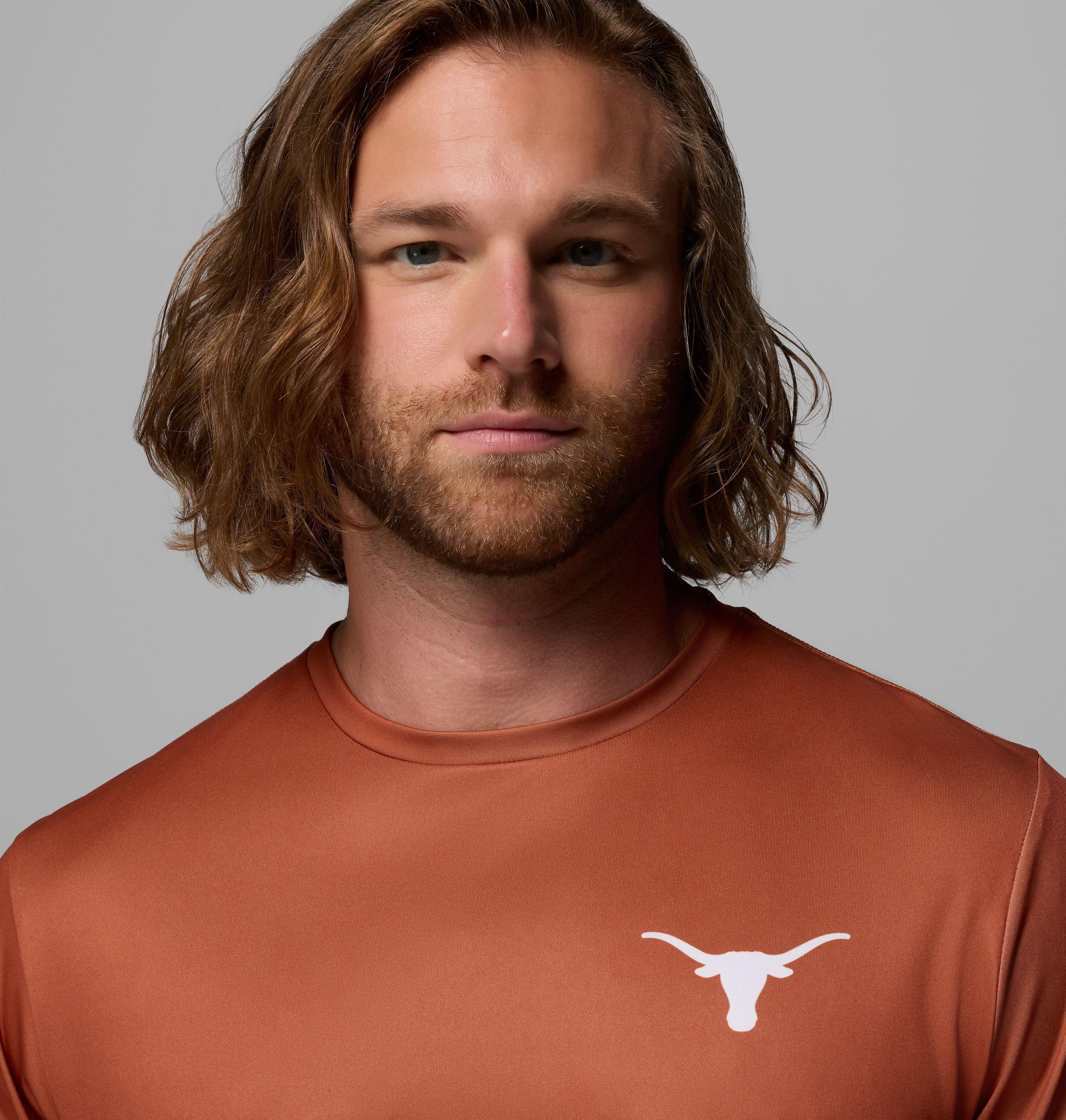 Men's Collegiate PFG Terminal Tackle Short Sleeve Shirt - Texas 5