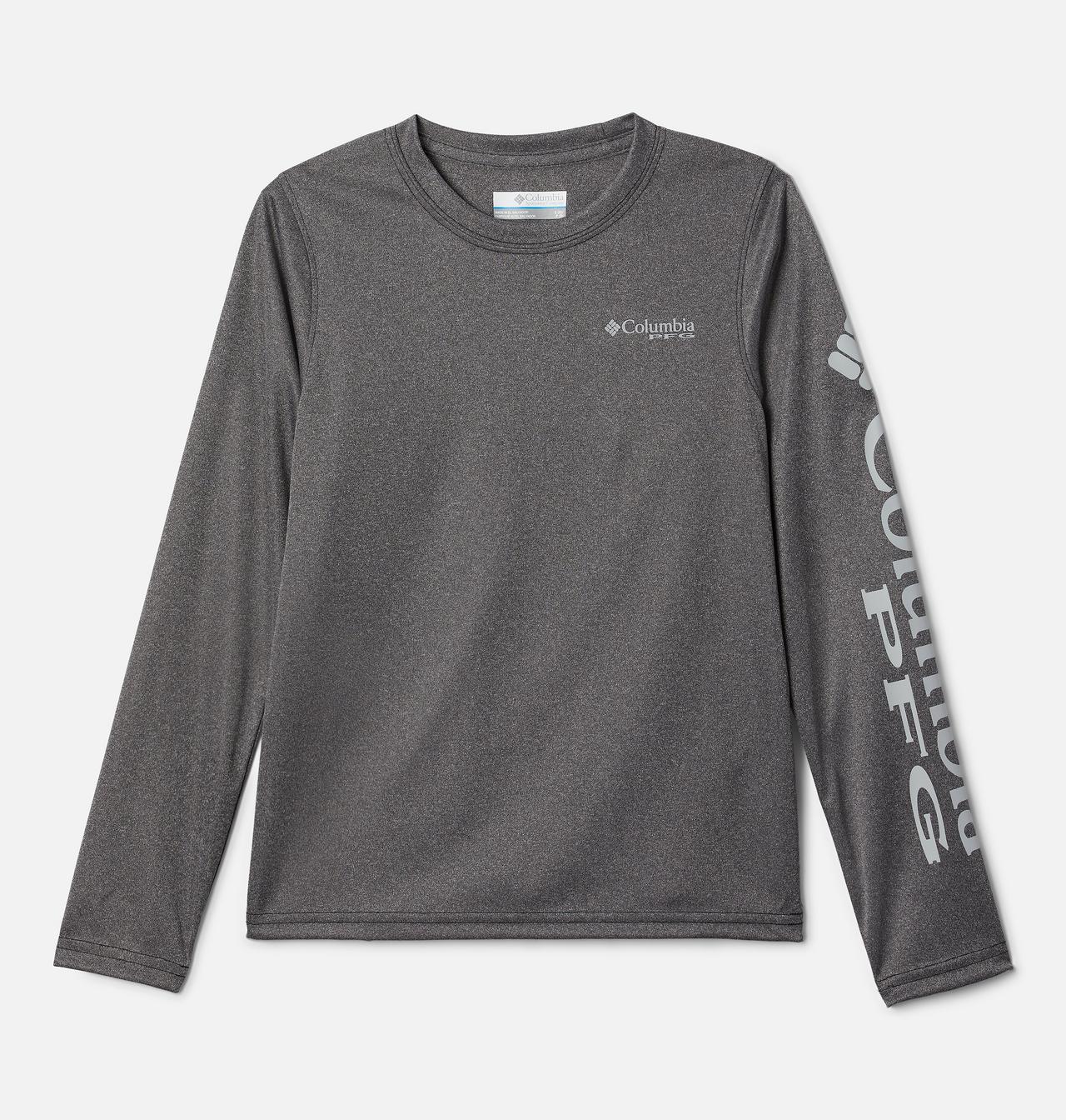 Boys' PFG Terminal Tackle™ Heather Long Sleeve Shirt 1