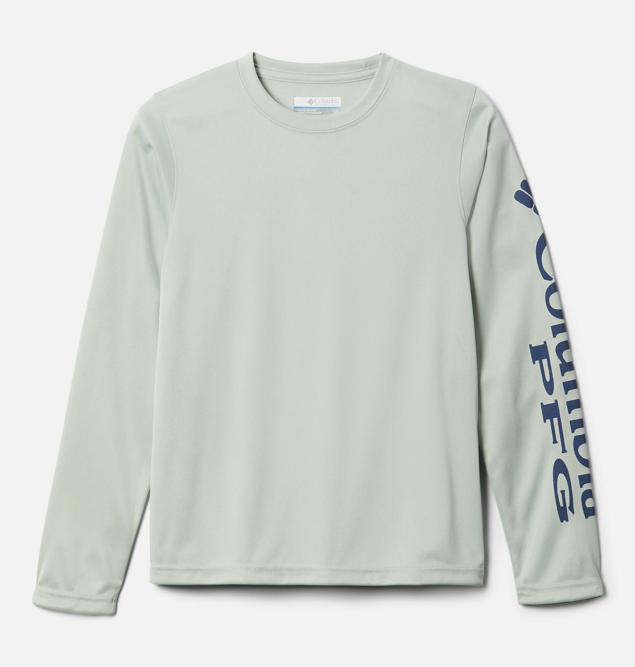 Boys' PFG Terminal Tackle™ Heather Long Sleeve Shirt 1