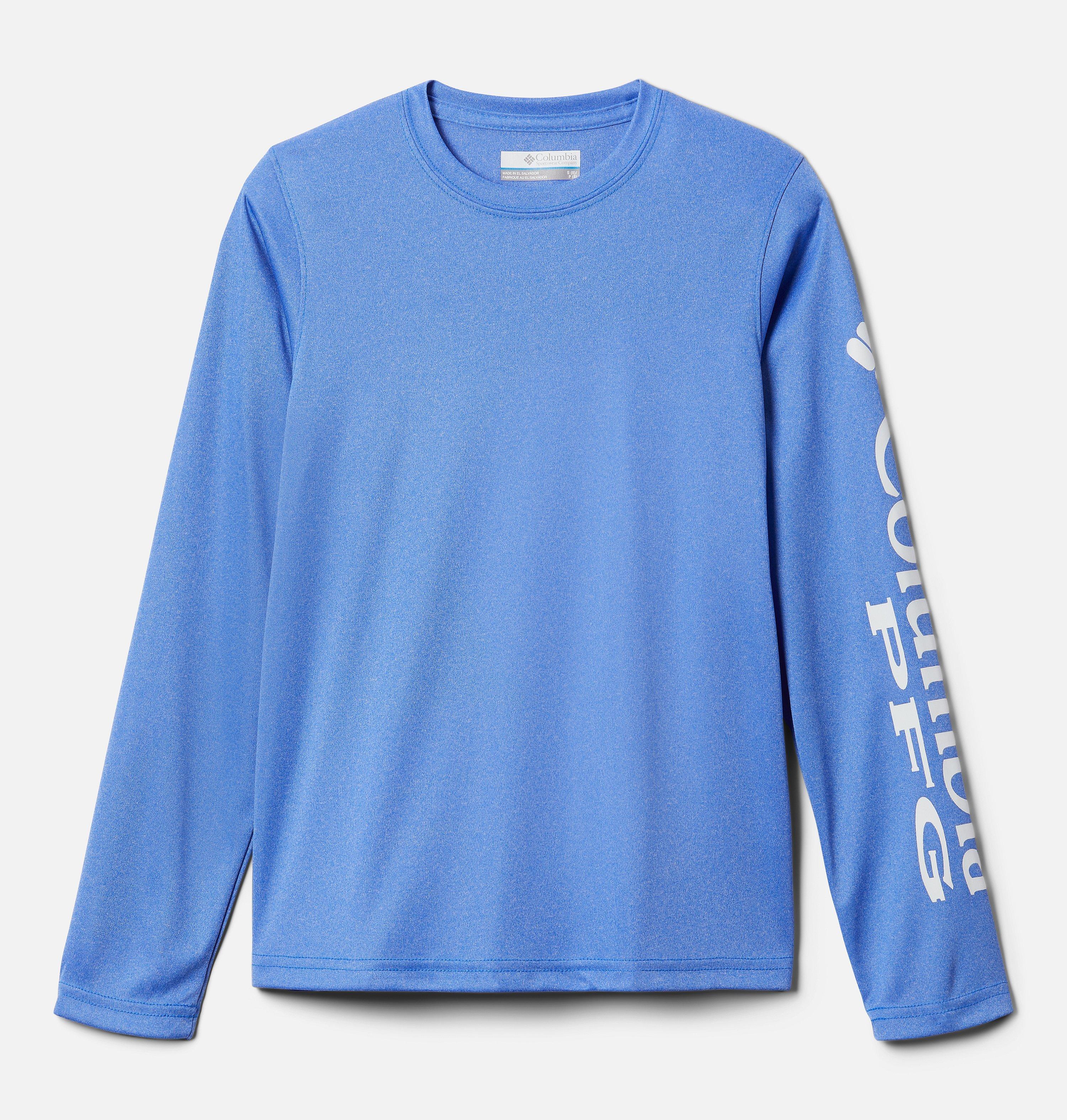 Boys' PFG Terminal Tackle Heather Long Sleeve Shirt 1