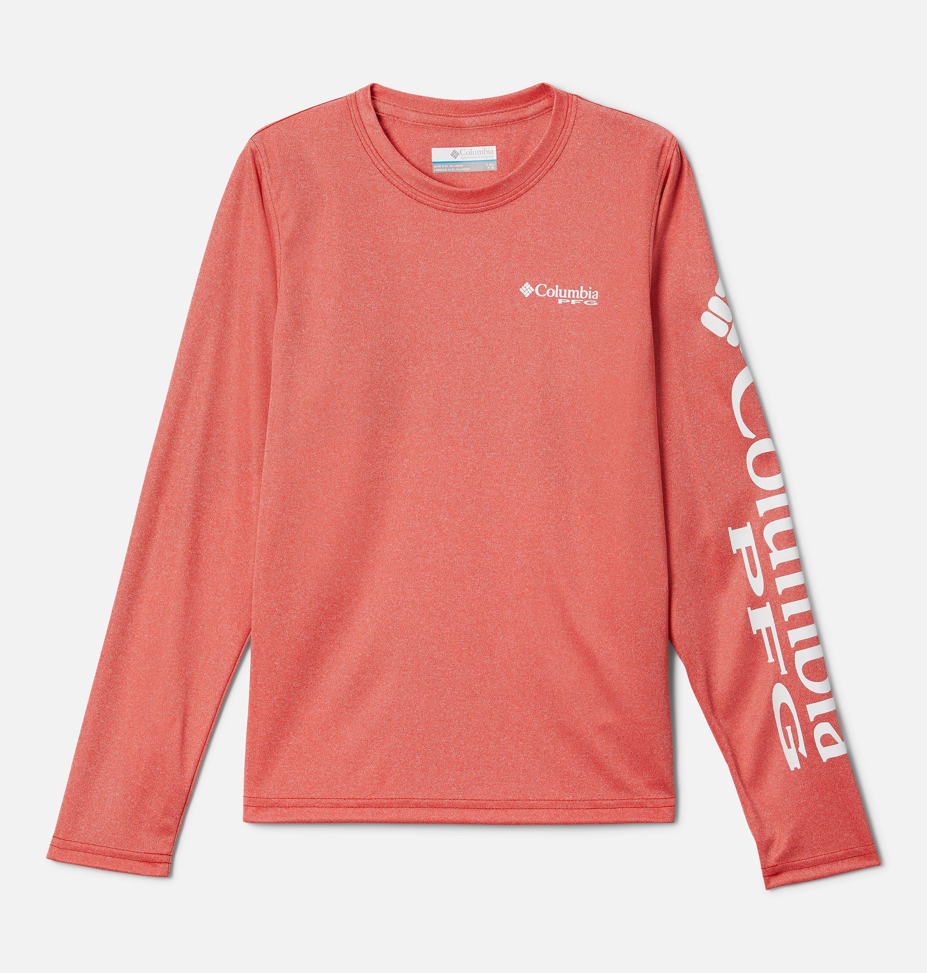 Boys' PFG Terminal Tackle Heather Long Sleeve Shirt 1