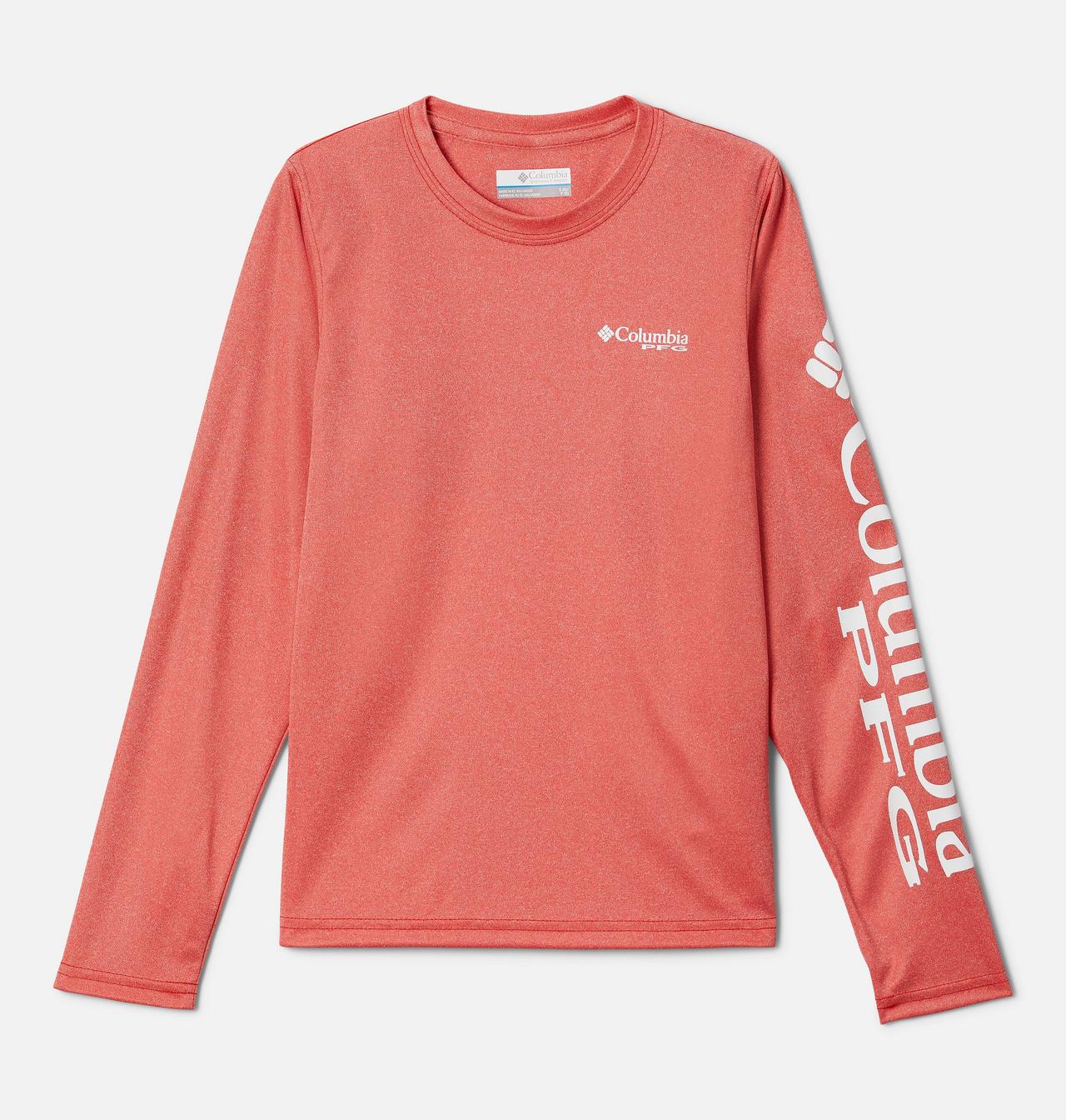 Boys' PFG Terminal Tackle™ Heather Long Sleeve Shirt 1
