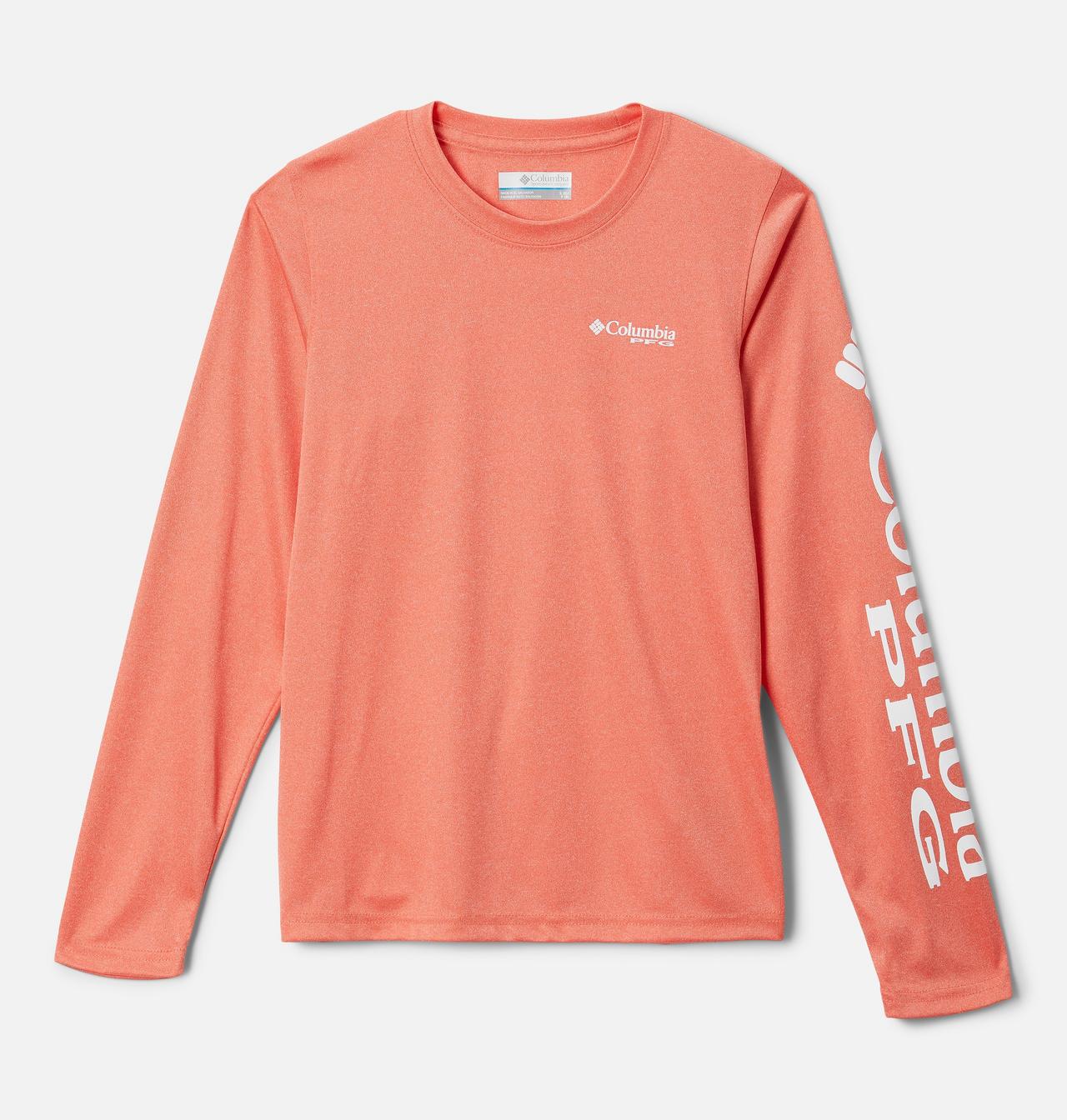 Boys' PFG Terminal Tackle™ Heather Long Sleeve Shirt 1