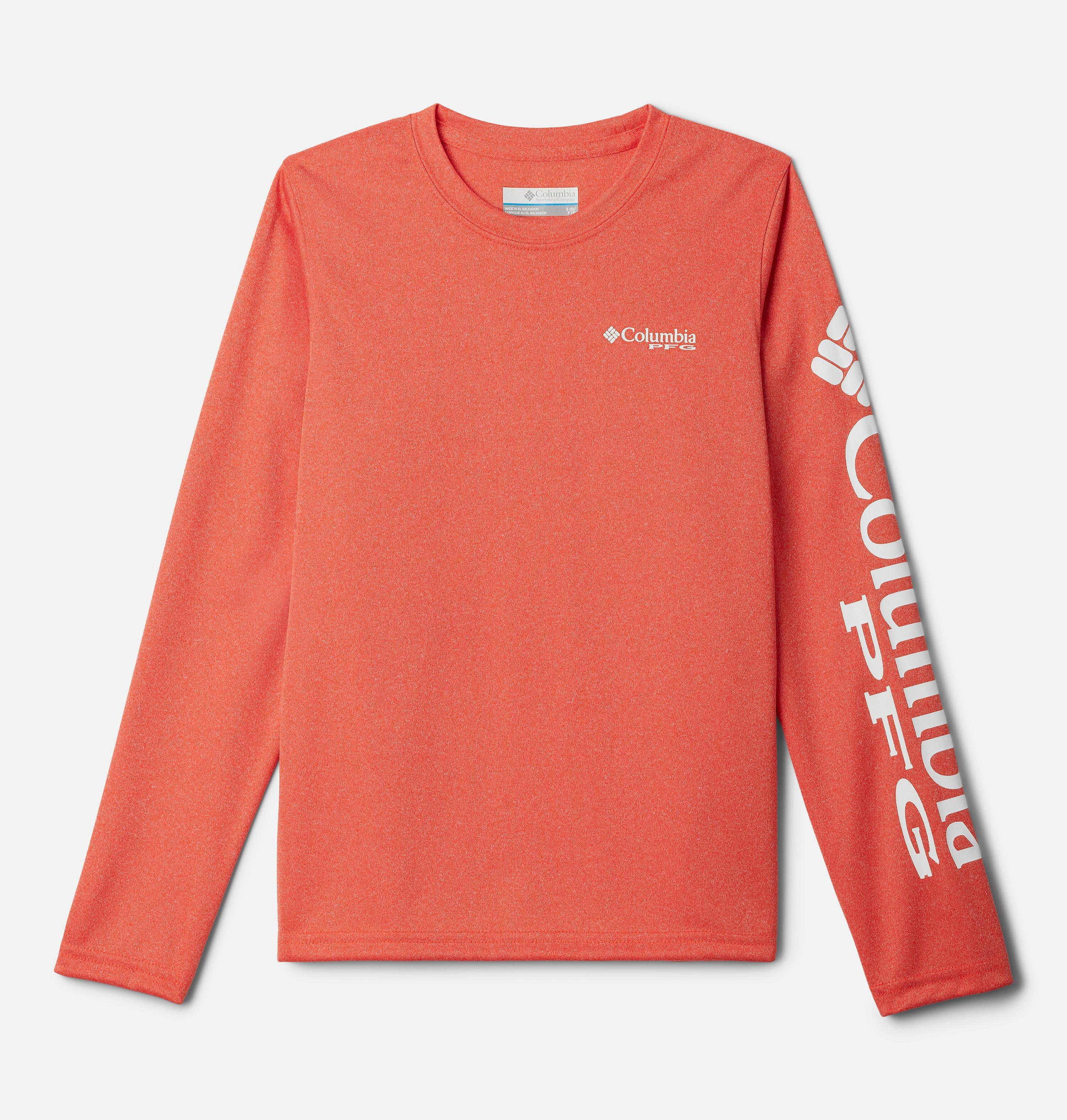 Boys' PFG Terminal Tackle Heather Long Sleeve Shirt 1