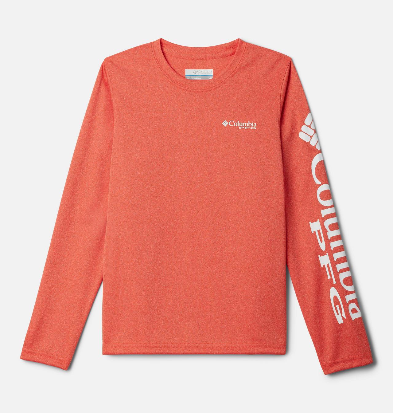 Boys' PFG Terminal Tackle™ Heather Long Sleeve Shirt 1