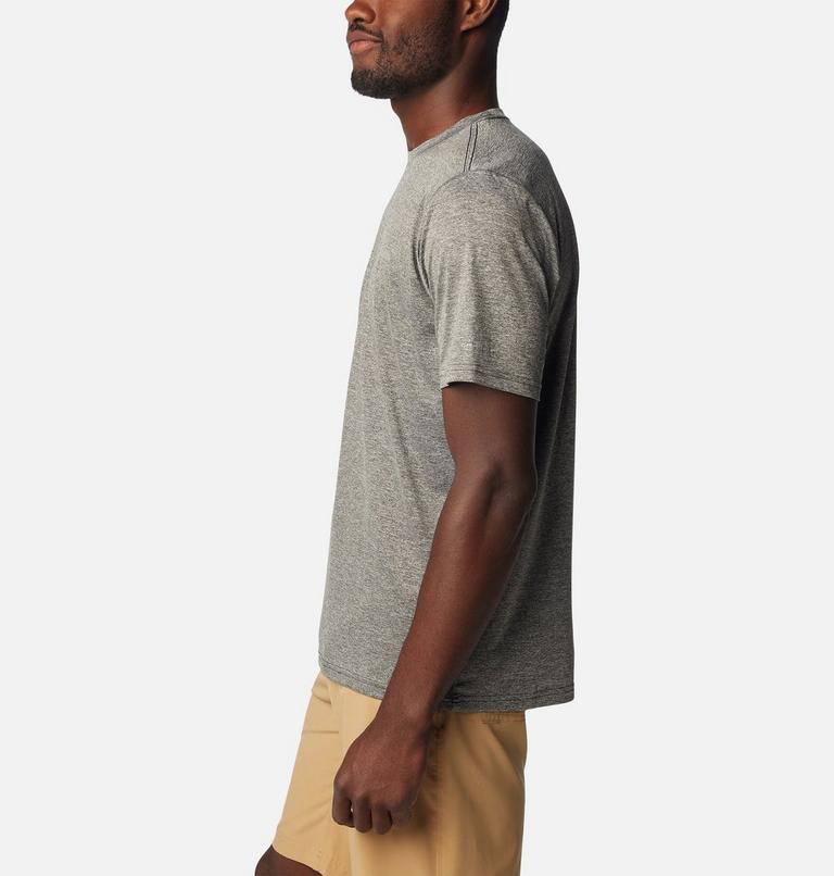 Men's Columbia Hike Technical T-Shirt, Color: Black Heather, image 3