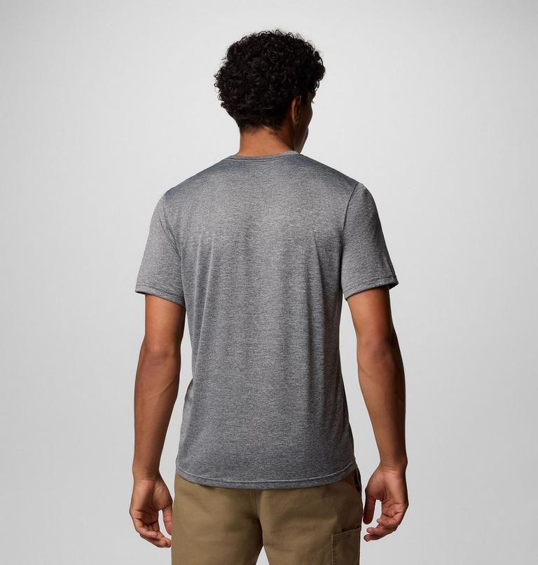 Men's Columbia Hike Technical T-Shirt, Color: Black Heather, image 2