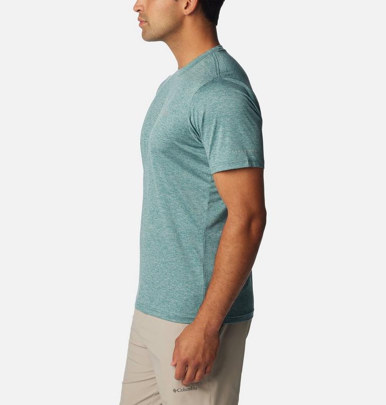Men's Columbia Hike Technical T-Shirt, Color: Cloudburst Heather, image 3