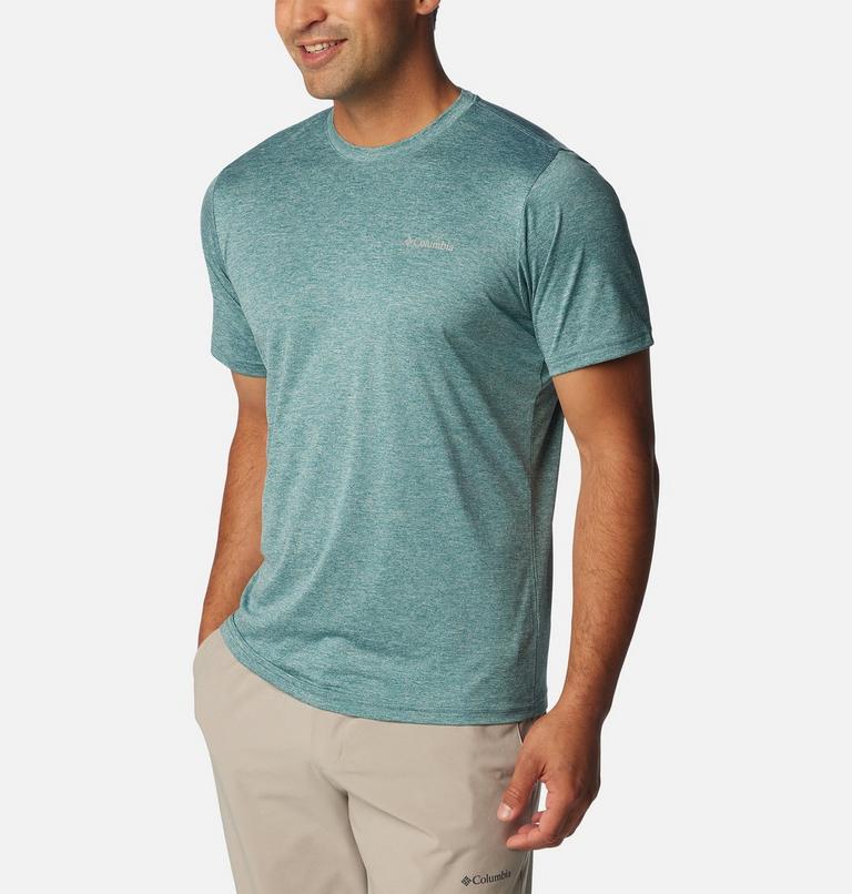 Men's Columbia Hike Technical T-Shirt, Color: Cloudburst Heather, image 5