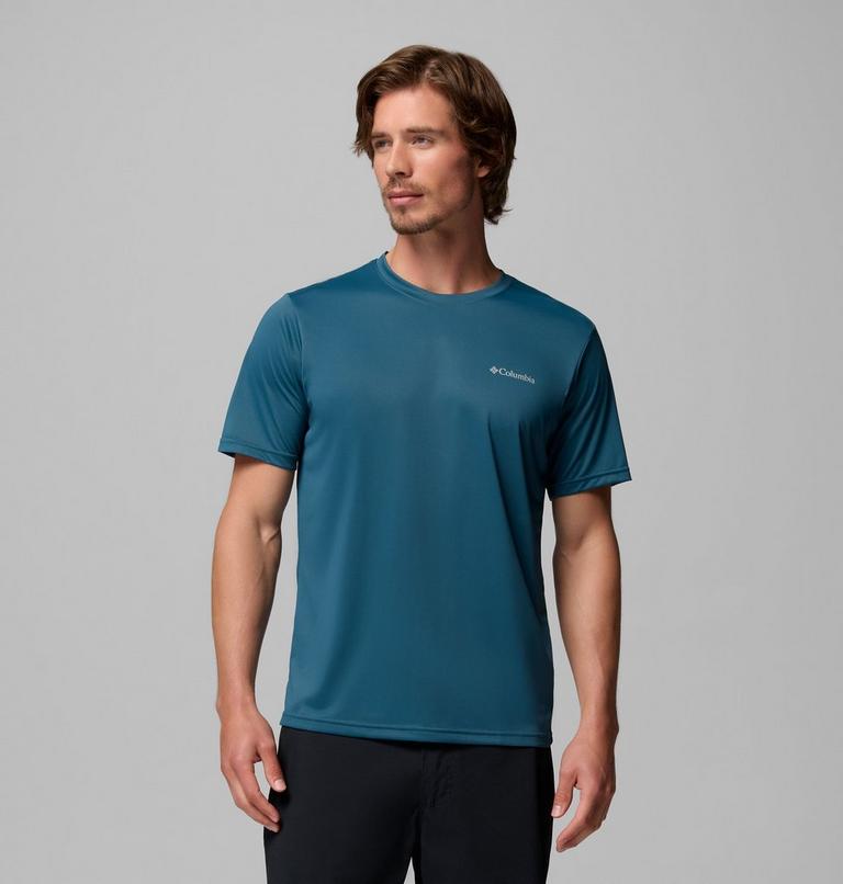 Men's Columbia Hike Technical T-Shirt, Color: Everblue, image 1