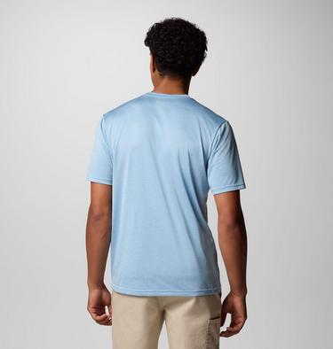 Men's Columbia Hike Technical T-Shirt, Color: Ripple Blue, image 6