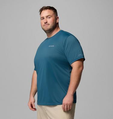 Men&rsquo;s Columbia Hike Technical T-Shirt - Extended Size, Color: Everblue, image 8
