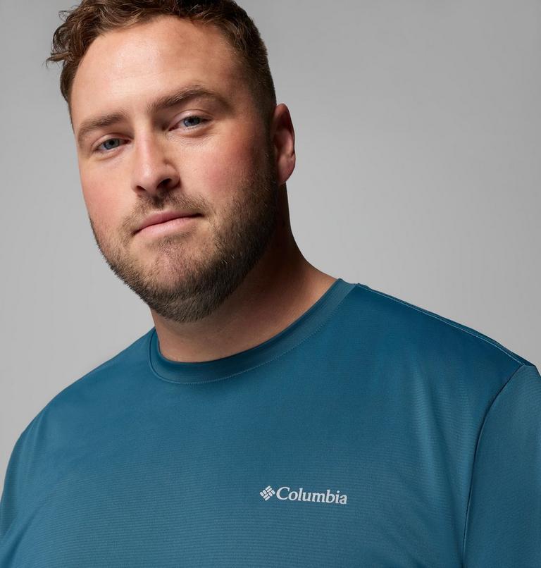 Men&rsquo;s Columbia Hike Technical T-Shirt - Extended Size, Color: Everblue, image 5