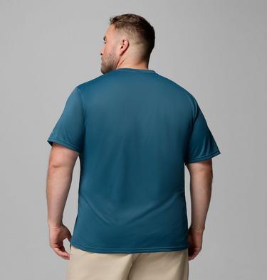 Men&rsquo;s Columbia Hike Technical T-Shirt - Extended Size, Color: Everblue, image 7