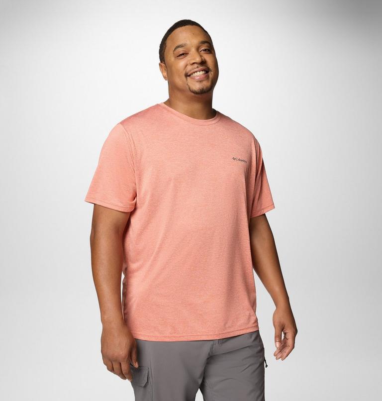 Men&rsquo;s Columbia Hike Technical T-Shirt - Extended Size, Color: Tuscan Heather, image 5