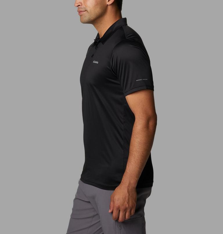 Men's Columbia Hike Technical Polo, Color: Black, image 3