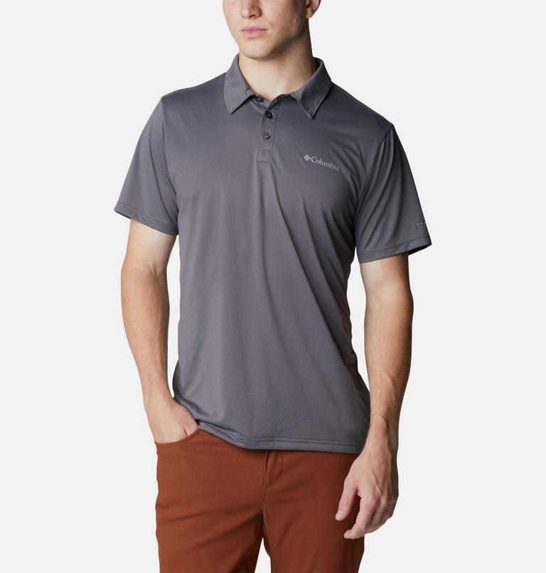 Men's Columbia Hike Technical Polo, Color: City Grey, image 1