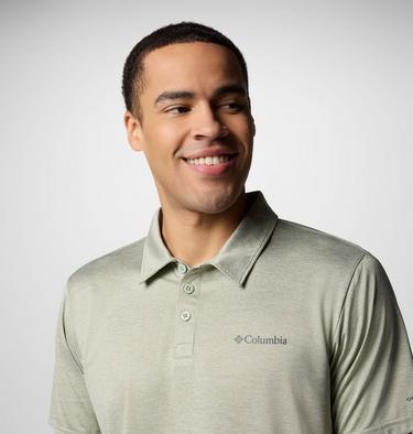 Men's Columbia Hike Technical Polo, Color: Safari, image 4