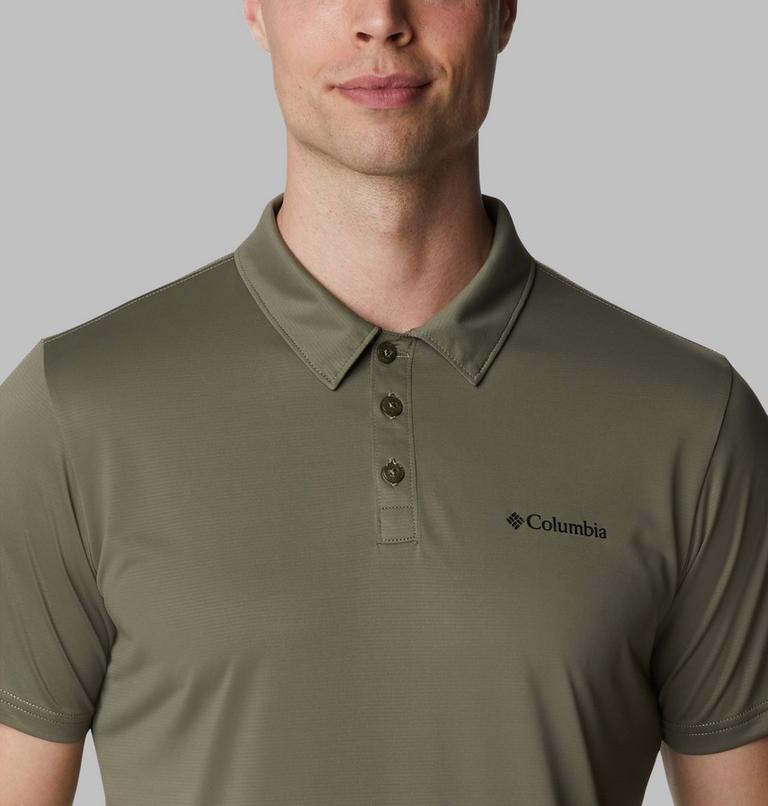 Men's Columbia Hike Technical Polo, Color: Stone Green, image 4
