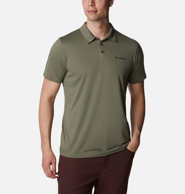 Men's Columbia Hike Technical Polo, Color: Stone Green, image 5