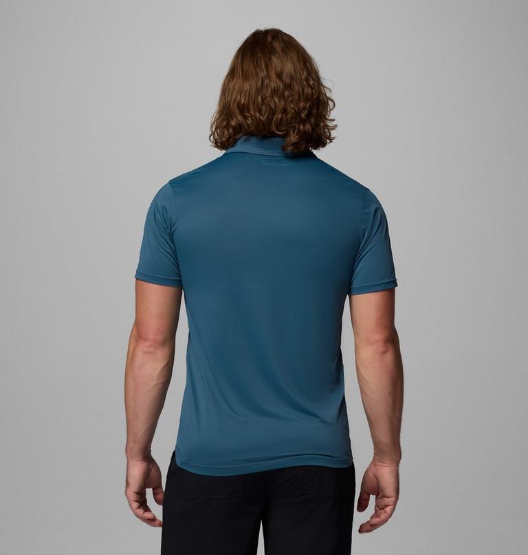 Men's Columbia Hike Technical Polo, Color: Everblue, image 3