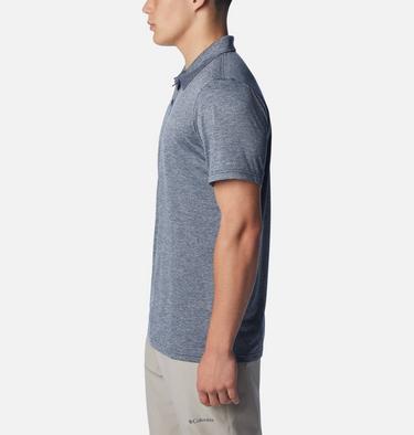 Men's Columbia Hike Technical Polo, Color: Collegiate Navy Heather, image 31