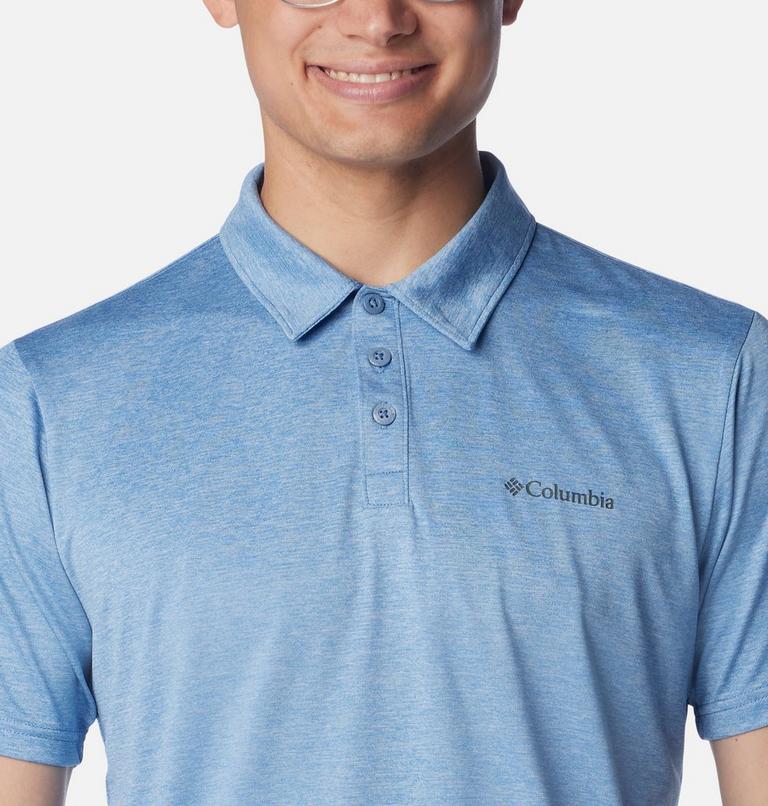 Men's Columbia Hike Technical Polo, Color: Skyler Heather, image 4
