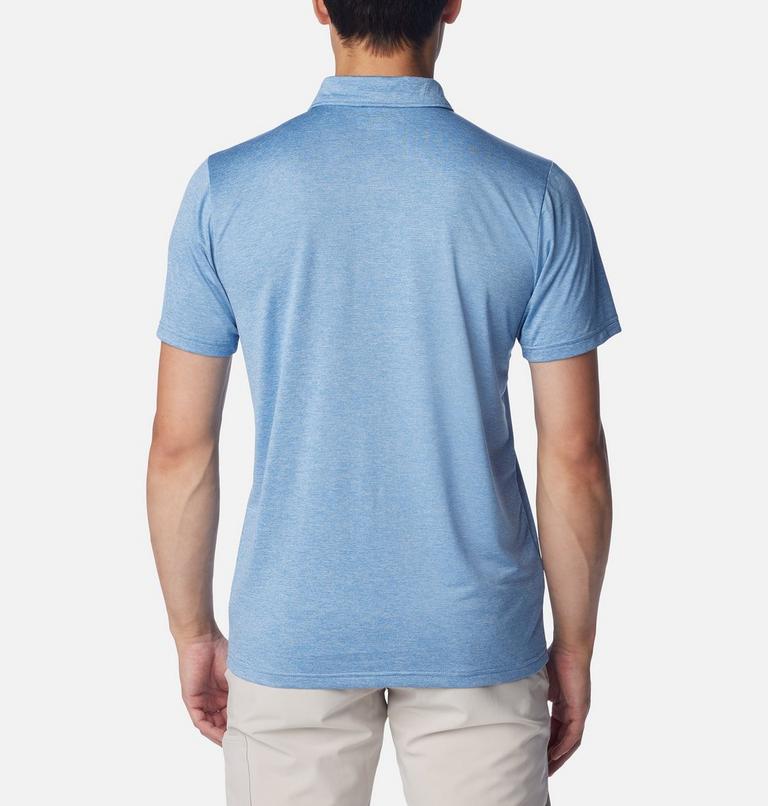 Men's Columbia Hike Technical Polo, Color: Skyler Heather, image 2