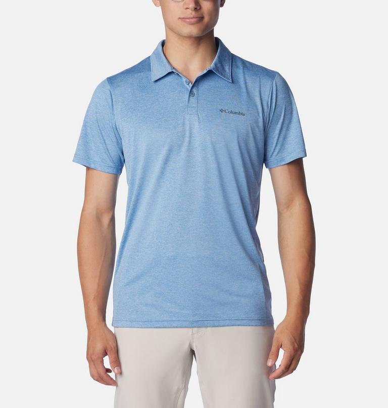 Men's Columbia Hike Technical Polo, Color: Skyler Heather, image 1