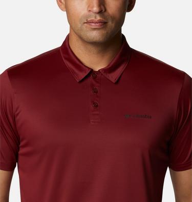 Men's Columbia Hike Technical Polo, Color: Red Jasper, image 4