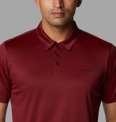 Men's Columbia Hike Technical Polo, Color: Red Jasper, image 20
