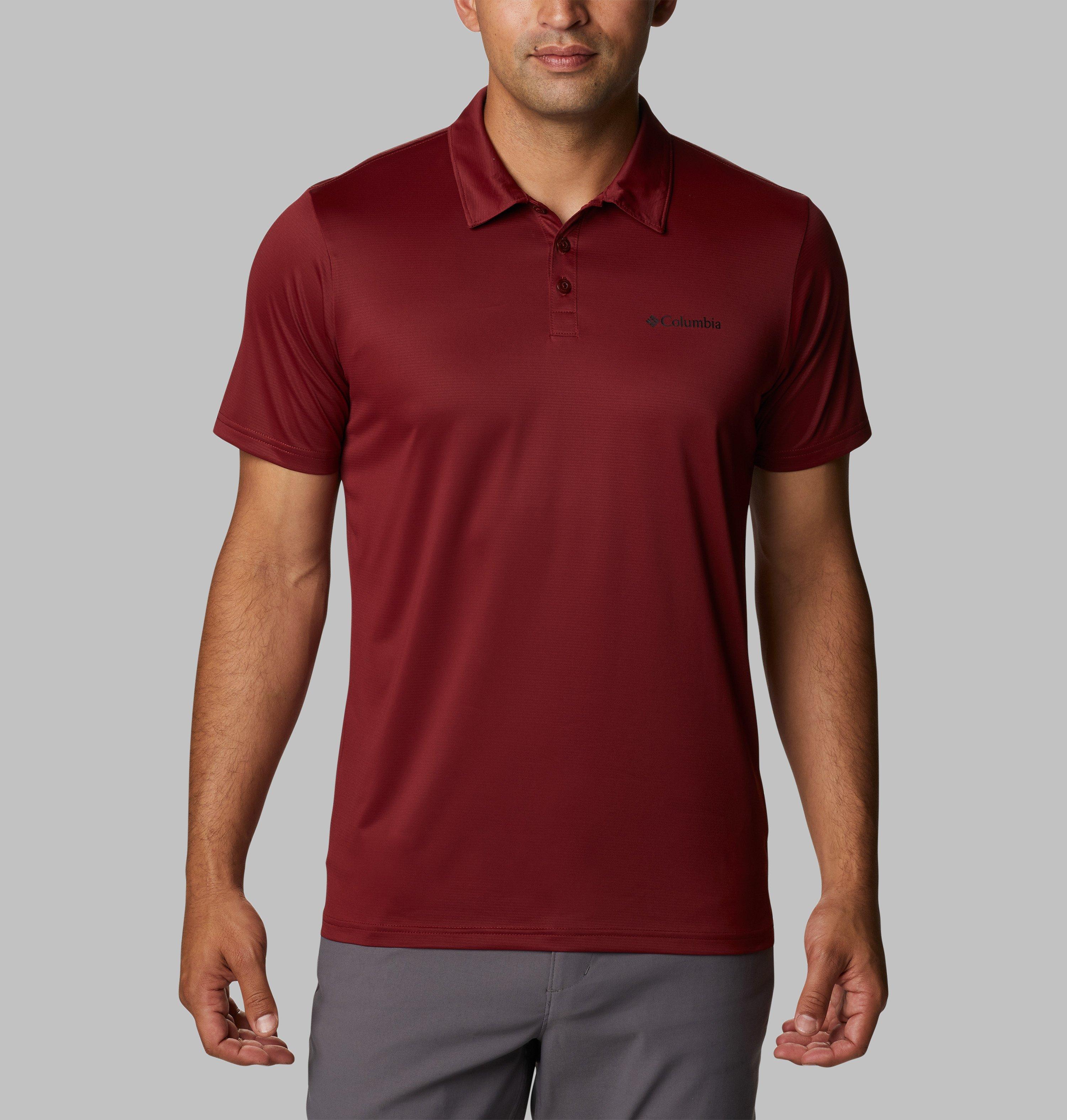 Columbia Sportswear Men's Red Columbia Hike™ Technical Polo Extra Large