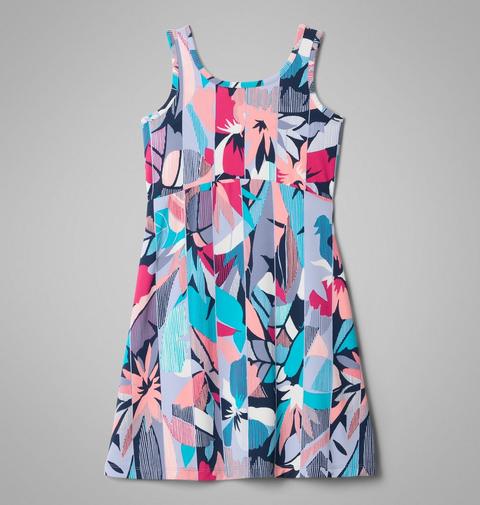 Платье Columbia PFG Freezer Dress II для девочек, цвет: Розовый