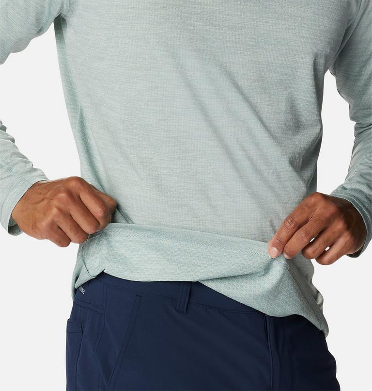 Men&rsquo;s Alpine Chill Zero Technical Long Sleeve T-Shirt, Color: Niagara Heather, image 6