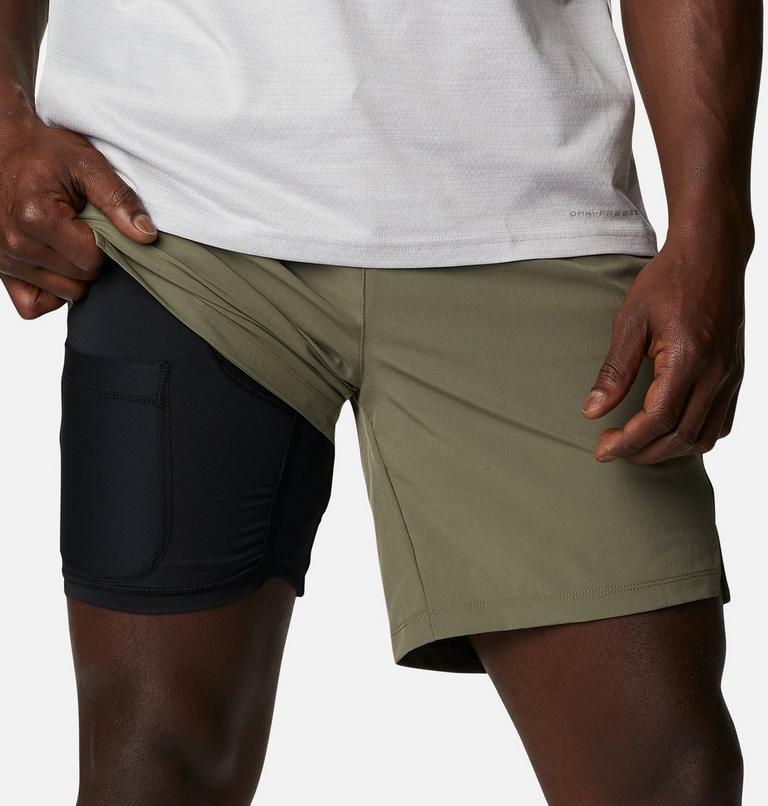 Men’s Alpine Chill Zero Multisport Shorts, Color: Stone Green, image 6