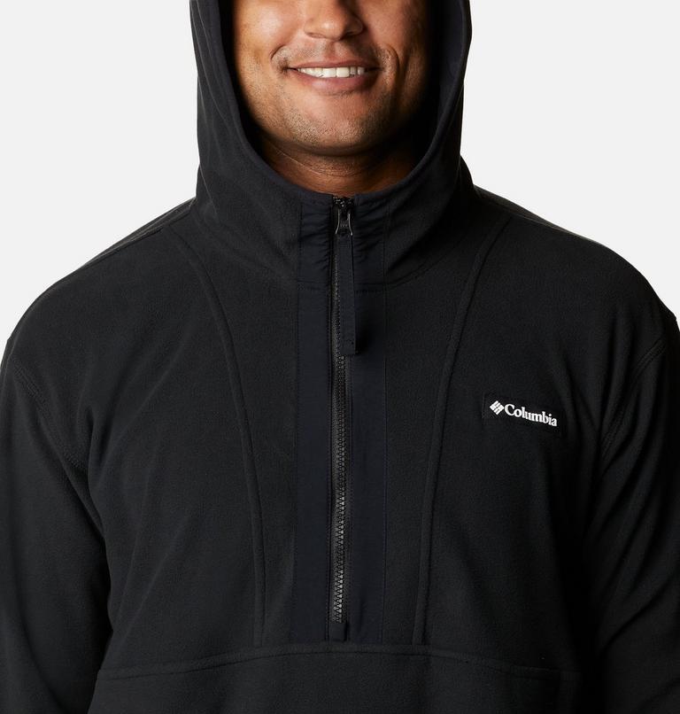 Men’s Backbowl Lite Half Zip Fleece Hoodie, Color: Black, image 4