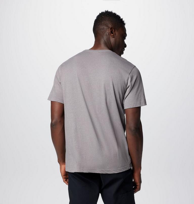 Camiseta de manga corta Thistletown Hills para hombre, Color: City Grey Heather, image 2