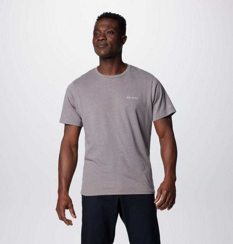 Camiseta de manga corta Thistletown Hills para hombre, Color: City Grey Heather, image 1