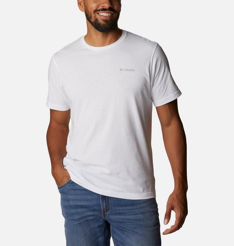 Men's Thistletown Hills Short Sleeve Shirt, Color: White, image 1