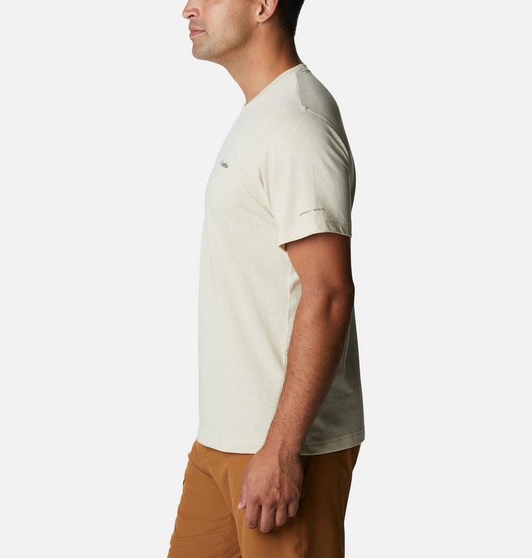 Camiseta de manga corta Thistletown Hills para hombre, Color: Ancient Fossil Heather, image 3